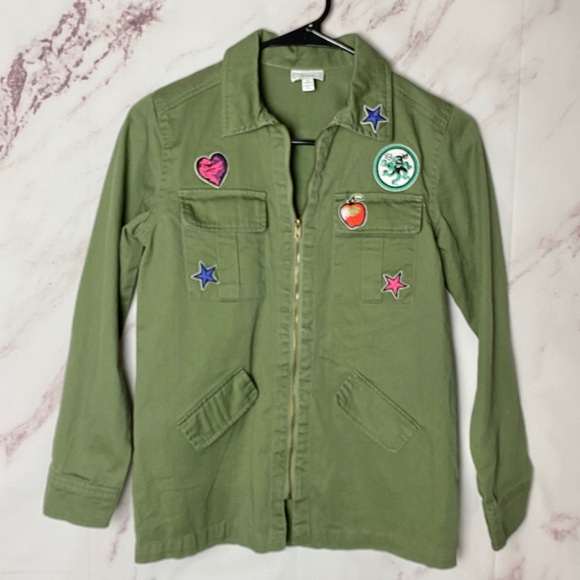 Disney Descendants D-signed utilitarian cargo kids girls size 12 olive green - Picture 4 of 14